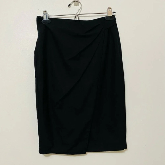 Club Monaco - Black Wool Pencil Skirt - Picture 4 of 6